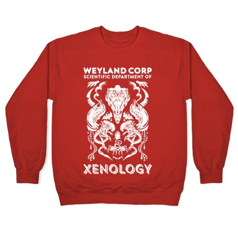 Weyland Corp Scientific Department Of Xenology Crewneck Sweatshirt
